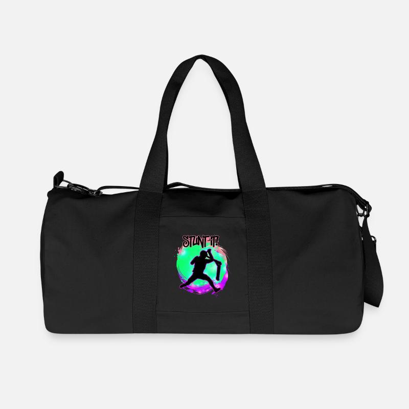 Scooter - Stunt it - Recycelte Canvas-Sporttasche von Stanley/Stella - Schwarz