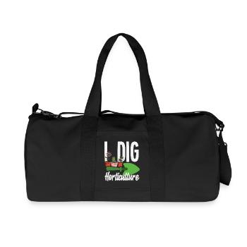 Garden & Plant Lovers Gifts - Recycled Canvas Sports Bag by Stanley/Stella - black - Front