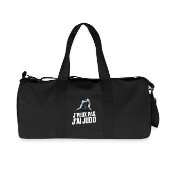 Je Peux Pas J'ai Judo Humour Cadeau - Sac de sport en toile recyclée Stanley/Stella - noir - Devant