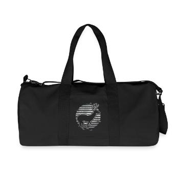 Reh - Recycelte Canvas-Sporttasche von Stanley/Stella - Schwarz - Vorne