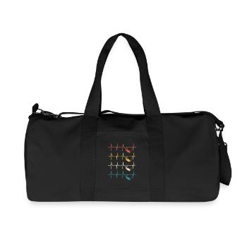 plongeur battement de coeur plongée diver diving - Sac de sport en toile recyclée Stanley/Stella - noir - Devant