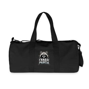 Emblème du Panda Trash Panda - Sac de sport en toile recyclée Stanley/Stella - noir - Devant