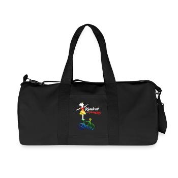 Artistic cycling, artistic cycling, indoor cycling - Recycled Canvas Sports Bag by Stanley/Stella - black - Front