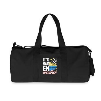 Son amoureux des nouilles chaleureuses pour le temps du ramen - Sac de sport en toile recyclée Stanley/Stella - noir - Devant