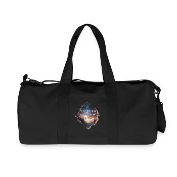 Bible Verse Christian Religious - Recycled Canvas Sports Bag by Stanley/Stella - black - Front