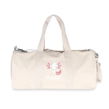 Charme du Dragon Squelette de Spooksalot - Sac de sport en toile recyclée Stanley/Stella - blanc naturel - Devant