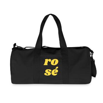 ro sé - Recycled Canvas Sports Bag by Stanley/Stella - black - Front