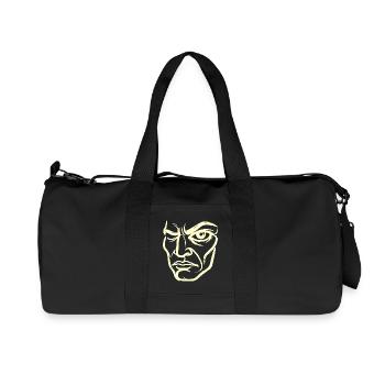 Portrait abstrait « L’Observateur » - Sac de sport en toile recyclée Stanley/Stella - noir - Devant