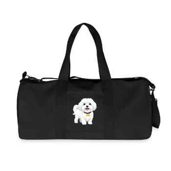 Malteser - Recycelte Canvas-Sporttasche von Stanley/Stella - Schwarz - Vorne