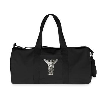 Winged Guardian Angel with Sword - Recycled Canvas Sports Bag by Stanley/Stella - black - Front