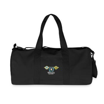 Work out with a friend - Recycled Canvas Sports Bag by Stanley/Stella - black - Front