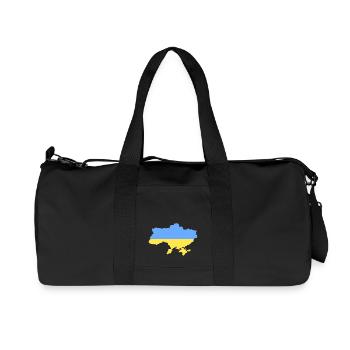 ukraine - Recycelte Canvas-Sporttasche von Stanley/Stella - Schwarz - Vorne