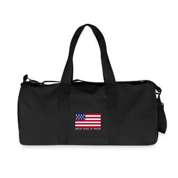 Drapeau de Bretagne Américain - Sac de sport en toile recyclée Stanley/Stella - noir - Devant