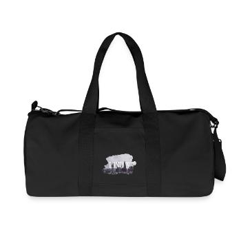 LONDON - Recycled Canvas Sports Bag by Stanley/Stella - black - Front