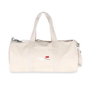 I miss me - I dont miss you - Recycelte Canvas-Sporttasche von Stanley/Stella - Naturweiß - Vorne