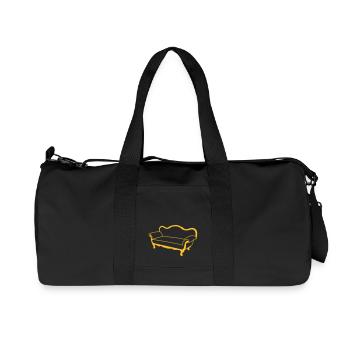Sofa - Recycelte Canvas-Sporttasche von Stanley/Stella - Schwarz - Vorne