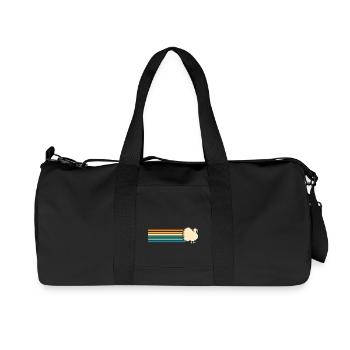 Hühner Hahn Truthahn - Recycelte Canvas-Sporttasche von Stanley/Stella - Schwarz - Vorne