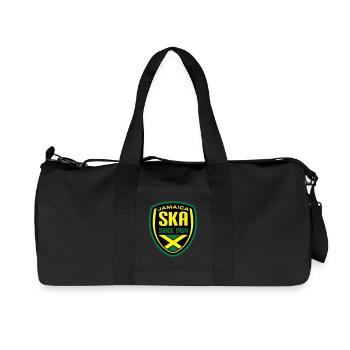 Ska Wappen_2 - Sac de sport en toile recyclée Stanley/Stella - noir - Devant