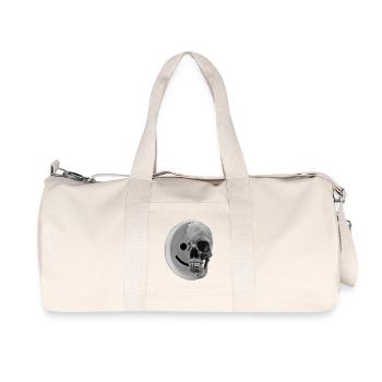 charbon smiley - Sac de sport en toile recyclée Stanley/Stella - blanc naturel - Devant