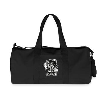 GRAFFITI BOMBER - Cartoon Comic Manga Shirt Motif - Recycled Canvas Sports Bag by Stanley/Stella - black - Front
