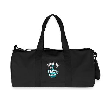 Trust Me You Can Dance Motivational Shirt - Recycled Canvas Sports Bag by Stanley/Stella - black - Front