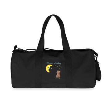Mamas Liebling - Recycelte Canvas-Sporttasche von Stanley/Stella - Schwarz - Vorne