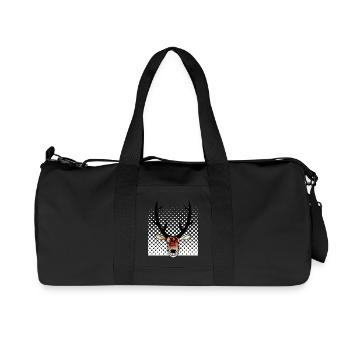 deer - Recycled Canvas Sports Bag by Stanley/Stella - black - Front