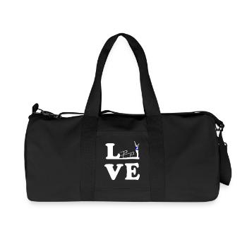 Diving Diving Diving LOVE - Recycled Canvas Sports Bag by Stanley/Stella - black - Front