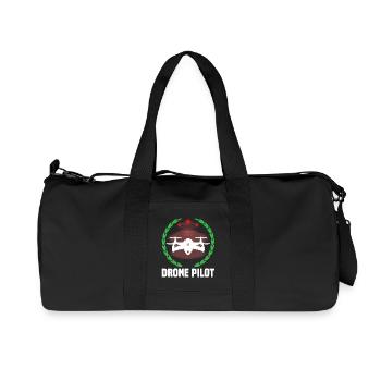 Pilote de drone - Sac de sport en toile recyclée Stanley/Stella - noir - Devant