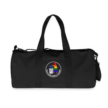 Fck afd - halte deine umwelt sauber - Recycelte Canvas-Sporttasche von Stanley/Stella - Schwarz - Vorne