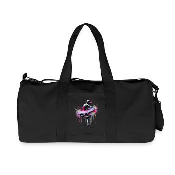 Danseuse de ballet avec tutu - Sac de sport en toile recyclée Stanley/Stella - noir - Devant