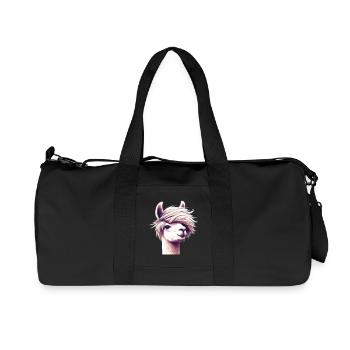 Alpaca - Recycled Canvas Sports Bag by Stanley/Stella - black - Front