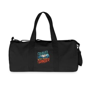 Gravel Grinder Mountain Ride - Recycled Canvas Sports Bag by Stanley/Stella - black - Front