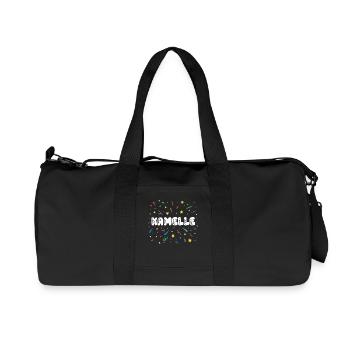 Kamelle Karneval Fasching Süßigkeit Bonbons - Recycelte Canvas-Sporttasche von Stanley/Stella - Schwarz - Vorne