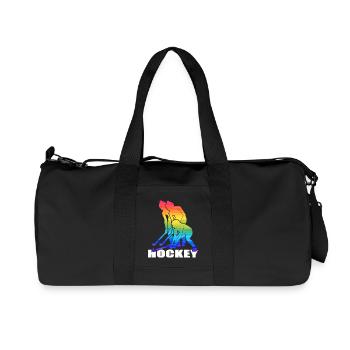 Hockey Hockey sur gazon Hockey Saison de hockey féminin - Sac de sport en toile recyclée Stanley/Stella - noir - Devant