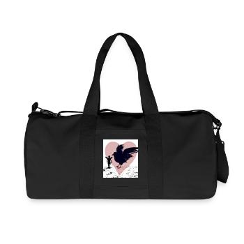 Crow chick - Recycled Canvas Sports Bag by Stanley/Stella - black - Front