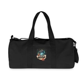 Outdoor-Abenteuer-Naturzelt - Recycelte Canvas-Sporttasche von Stanley/Stella - Schwarz - Vorne