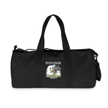 Mein Lieblingsgeist - Recycelte Canvas-Sporttasche von Stanley/Stella - Schwarz - Vorne