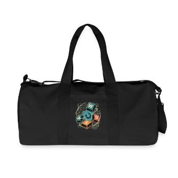 WASD Gaming Süß Niedlich Gamer Geschenk - Recycelte Canvas-Sporttasche von Stanley/Stella - Schwarz - Vorne