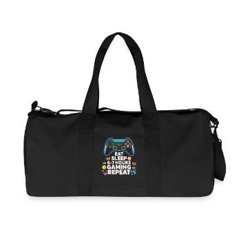 Six Seven Geek 67 Meme Jeu Drôle - Sac de sport en toile recyclée Stanley/Stella - noir - Devant