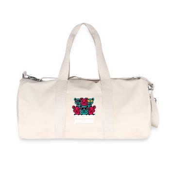 Techno Mausis - Recycelte Canvas-Sporttasche von Stanley/Stella - Naturweiß - Vorne