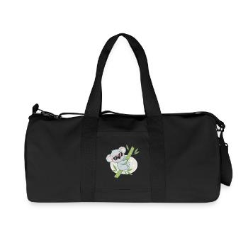 Koala Bamboo Cool Sunglasses - Recycled Canvas Sports Bag by Stanley/Stella - black - Front