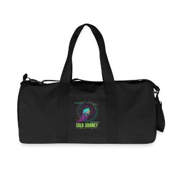 Solo Journey Neon-Radfahrer - Recycelte Canvas-Sporttasche von Stanley/Stella - Schwarz - Vorne