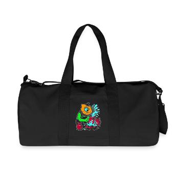 Maître Artisan Caméléon - Sac de sport en toile recyclée Stanley/Stella - noir - Devant