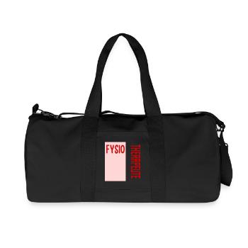 Physiothérapeute néerlandais - Sac de sport en toile recyclée Stanley/Stella - noir - Devant
