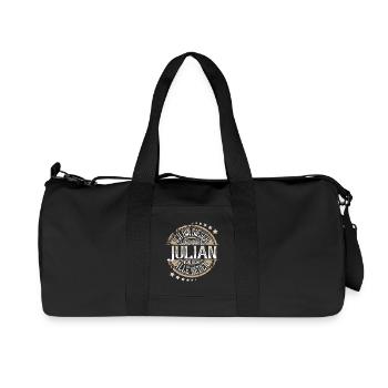 Julian - Recycelte Canvas-Sporttasche von Stanley/Stella - Schwarz - Vorne
