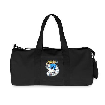 A fond la gomme ! - Sac de sport en toile recyclée Stanley/Stella - noir - Devant