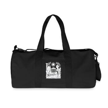  Antike Griechische Mythologie - Recycelte Canvas-Sporttasche von Stanley/Stella - Schwarz - Vorne