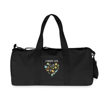 Botaniker - Recycelte Canvas-Sporttasche von Stanley/Stella - Schwarz - Vorne