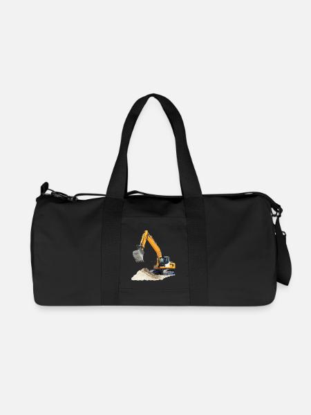 Bagger - Recycelte Canvas-Sporttasche von Stanley/Stella - Schwarz